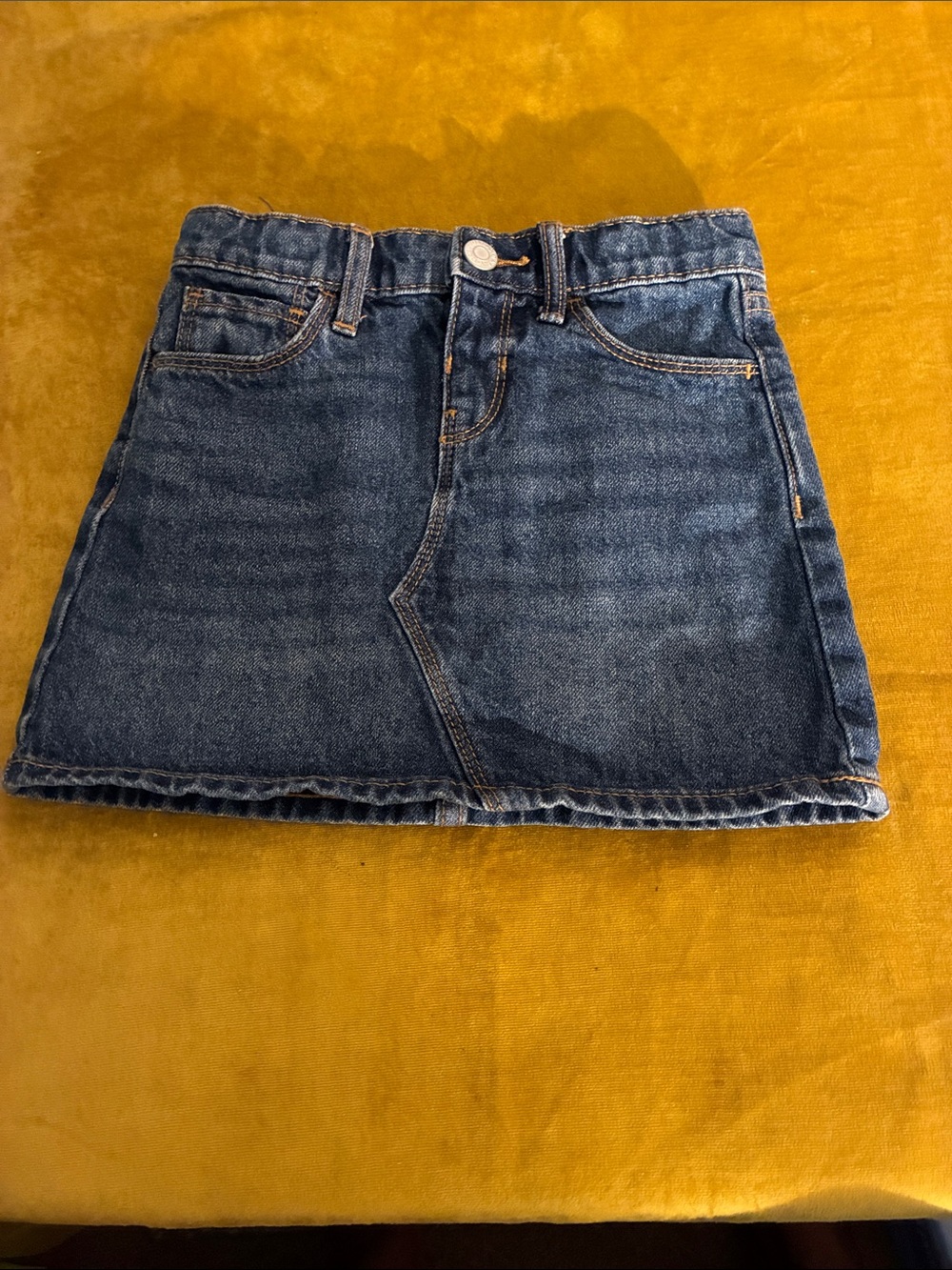 Classic Dark Wash Denim Skirt